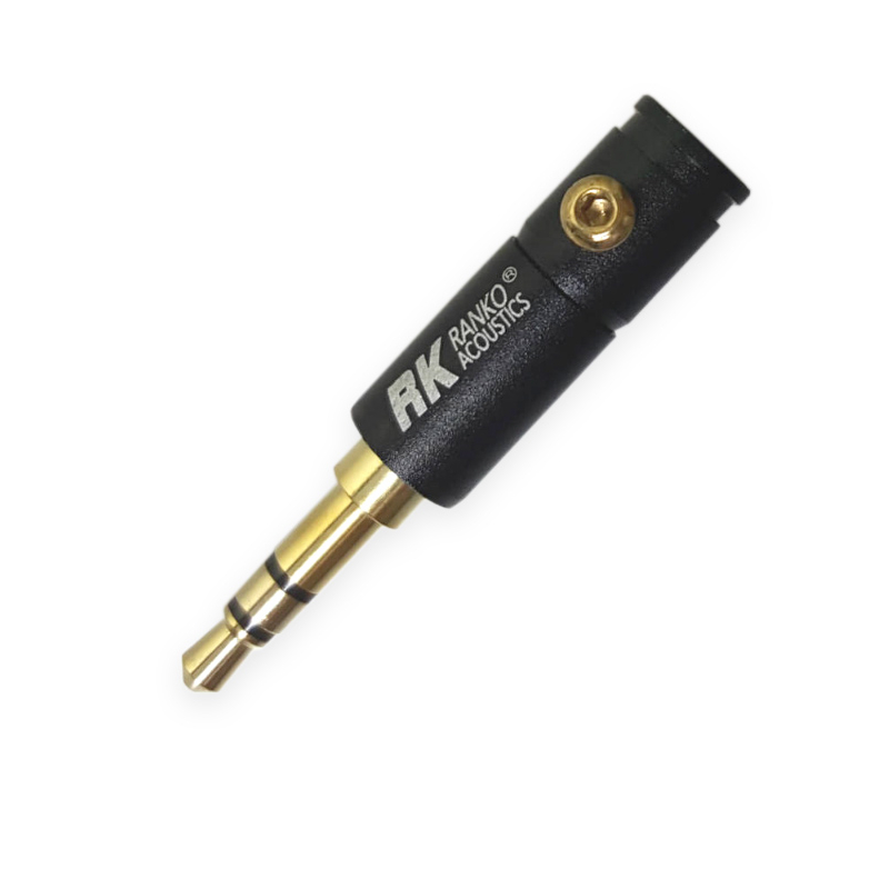 Штекер для кабелю Ranko 3-pin 3.5mm Black