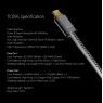 Кабель DD HiFi MFi09S (Lightning to USB-C OTG) 10cm 